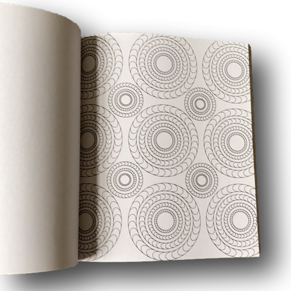 Stress Less Adult Coloring Book - Psychedelic Patterns - Brand New - Picture 6 of 6